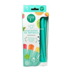 Star Shaped Ice Pop Molds - 4 pack